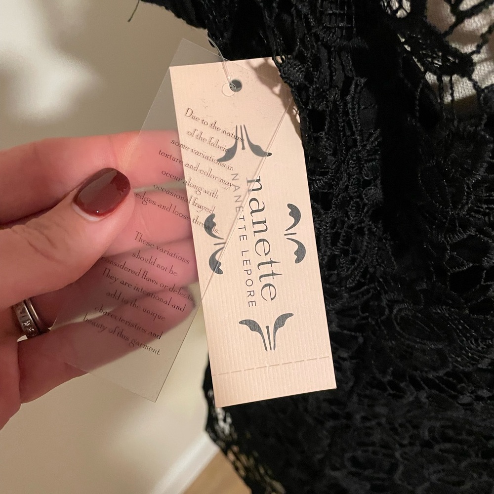 🚨NWT Nanette Lepore‎ lace top - Picture 5 of 9